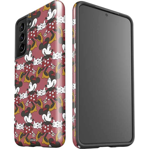 Disney Minnie Mouse Dancing Pattern Galaxy S21 5G Pro Case