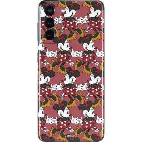 Disney Minnie Mouse Dancing Pattern Galaxy S21 5G Skin