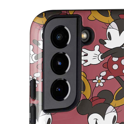 Disney Minnie Mouse Dancing Pattern Galaxy S22 Pro Case