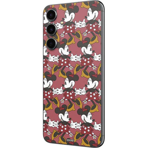 Disney Minnie Mouse Dancing Pattern Galaxy S23 FE Skin