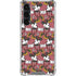 Disney Minnie Mouse Dancing Pattern Galaxy S23 Plus Clear Case
