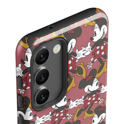 Disney Minnie Mouse Dancing Pattern Galaxy S23 Pro Case