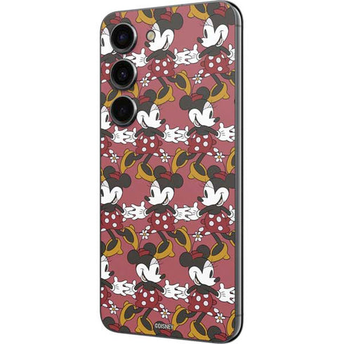 Disney Minnie Mouse Dancing Pattern Galaxy S23 Skin