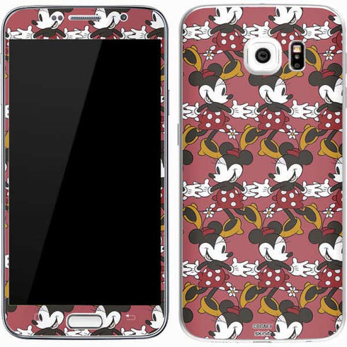 Disney Minnie Mouse Dancing Pattern Galaxy S7 Skin