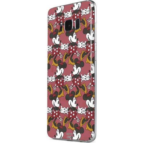 Disney Minnie Mouse Dancing Pattern Galaxy S8 Plus Skin