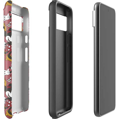Disney Minnie Mouse Dancing Pattern Google Pixel 8 Pro Impact Case