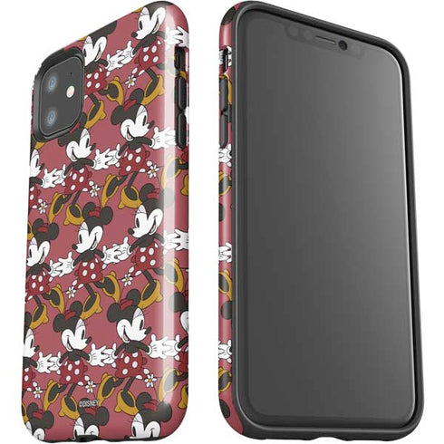 Disney Minnie Mouse Dancing Pattern iPhone 11 Impact Case