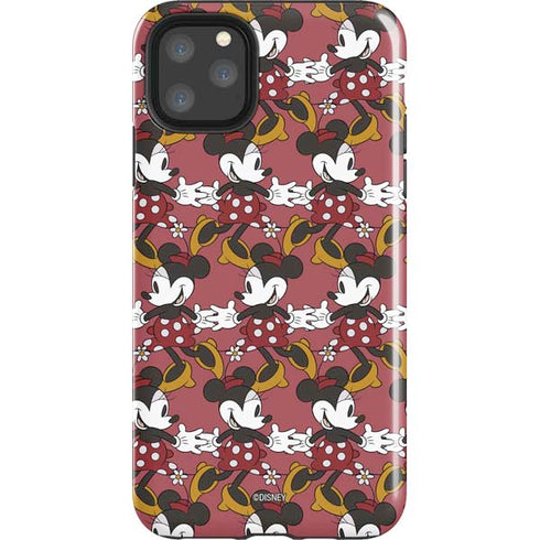 Disney Minnie Mouse Dancing Pattern iPhone 11 Pro Max Impact Case