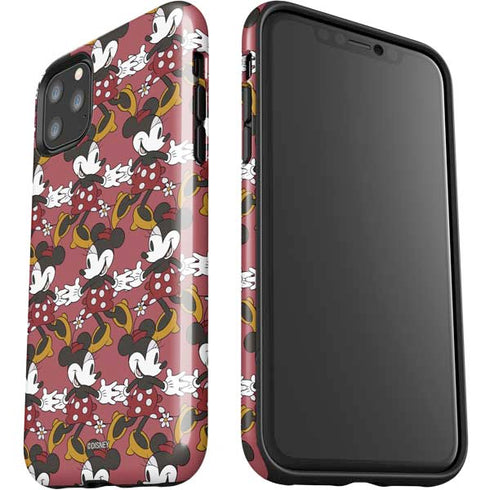Disney Minnie Mouse Dancing Pattern iPhone 11 Pro Max Impact Case