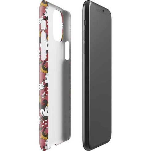 Disney Minnie Mouse Dancing Pattern iPhone 11 Pro Max Lite Case