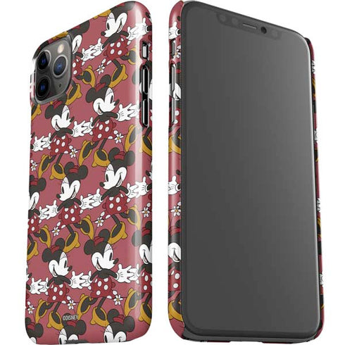 Disney Minnie Mouse Dancing Pattern iPhone 11 Pro Max Lite Case