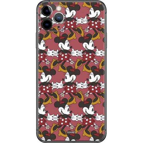 Disney Minnie Mouse Dancing Pattern iPhone 11 Pro Max Skin