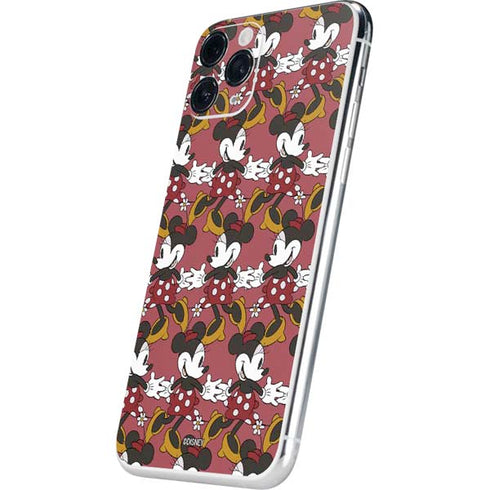 Disney Minnie Mouse Dancing Pattern iPhone 11 Pro Skin