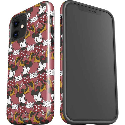 Disney Minnie Mouse Dancing Pattern iPhone 12 Mini Impact Case