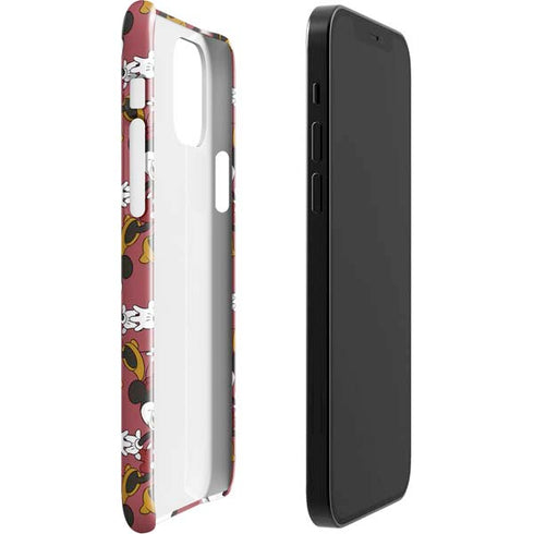 Disney Minnie Mouse Dancing Pattern iPhone 12 Mini Lite Case
