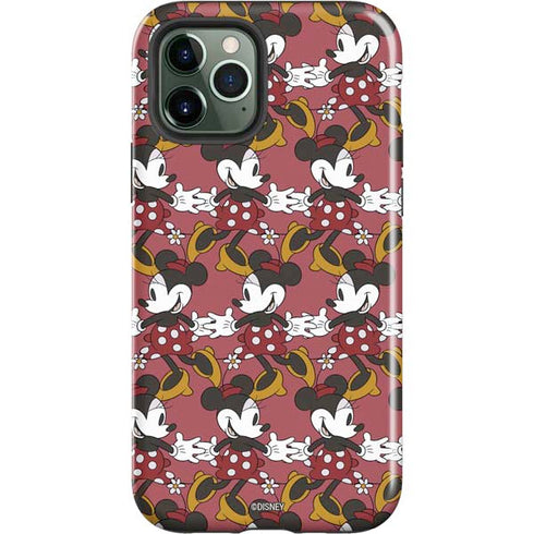 Disney Minnie Mouse Dancing Pattern iPhone 12 Pro Max Impact Case