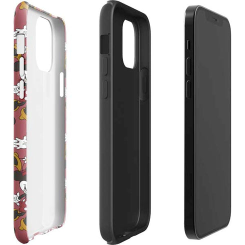 Disney Minnie Mouse Dancing Pattern iPhone 12 Pro Max Impact Case