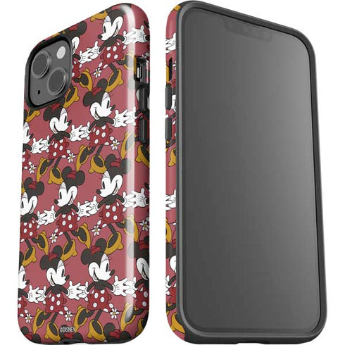 Disney Minnie Mouse Dancing Pattern iPhone 13 Impact Case