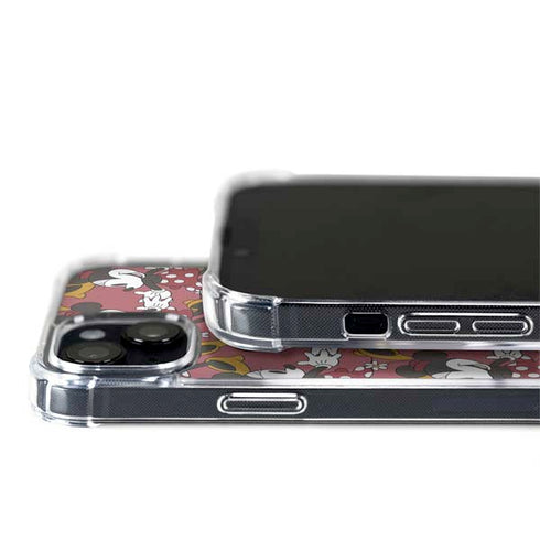 Disney Minnie Mouse Dancing Pattern iPhone 14 Plus MagSafe Case