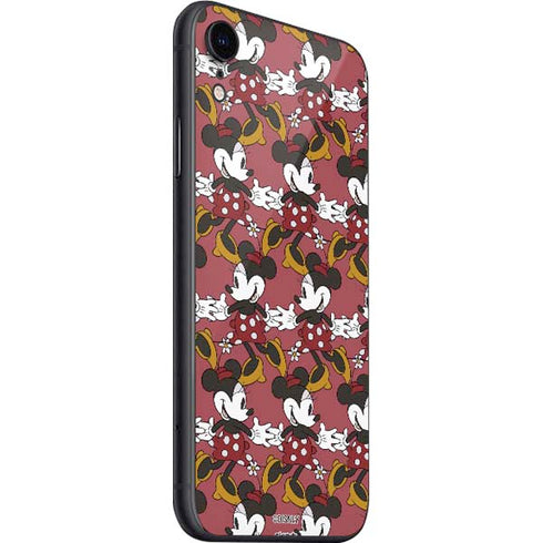 Disney Minnie Mouse Dancing Pattern iPhone SE (2nd & 3rd Gen) Skin