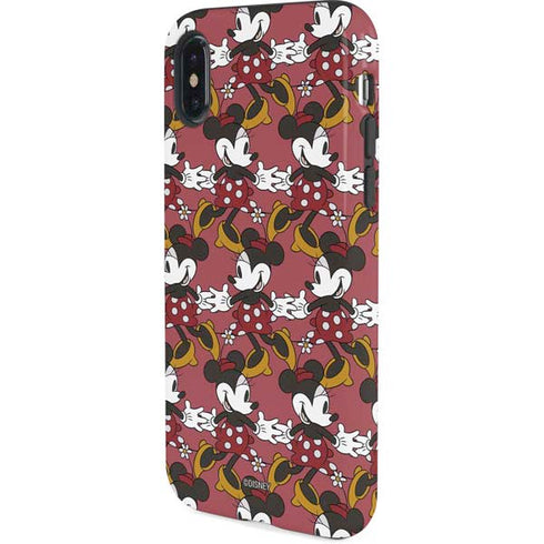 Disney Minnie Mouse Dancing Pattern iPhone X Pro Case