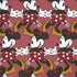 Disney Minnie Mouse Dancing Pattern iPhone XR Pro Case