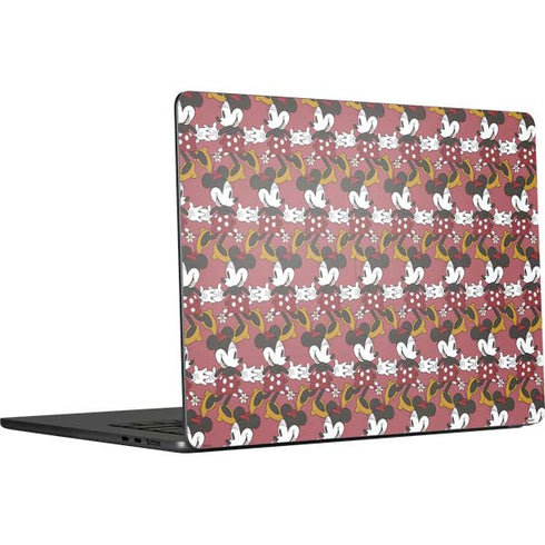 Disney Minnie Mouse Dancing Pattern MacBook Air 15 in (2023) Skin