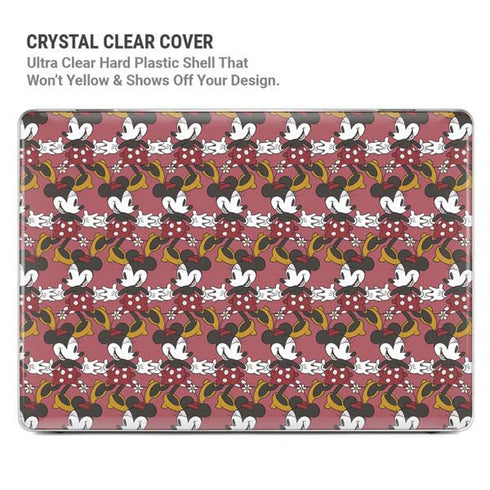 Disney Minnie Mouse Dancing Pattern MacBook Pro 13in (2020) Case plus Skin