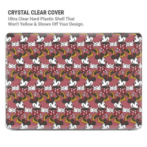 Disney Minnie Mouse Dancing Pattern MacBook Pro 15in (2016-19) Case plus Skin