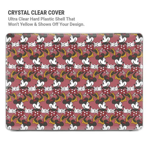 Disney Minnie Mouse Dancing Pattern MacBook Pro 16in (2019-20) Case plus Skin