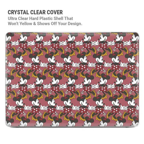 Disney Minnie Mouse Dancing Pattern MacBook Pro 16in (2021-25) Case plus Skin
