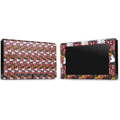 Disney Minnie Mouse Dancing Pattern Nintendo Switch Bundle Skin