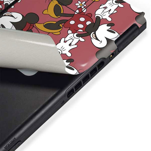 Disney Minnie Mouse Dancing Pattern Nintendo Switch Bundle Skin
