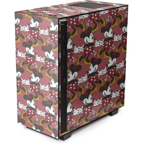 Disney Minnie Mouse Dancing Pattern NZXT H510 Compact ATX Mid-Tower Case Skin