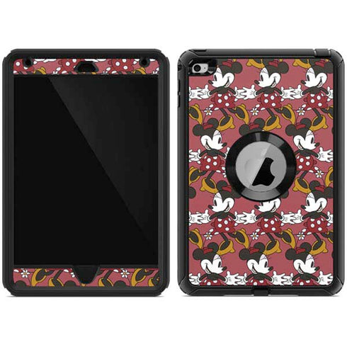 Disney Minnie Mouse Dancing Pattern Otterbox Defender iPad Skin