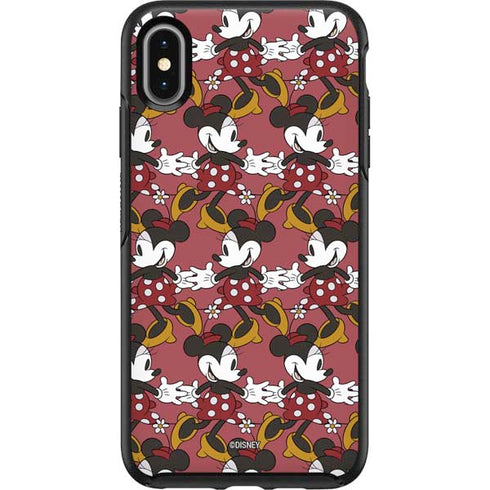 Disney Minnie Mouse Dancing Pattern Otterbox Symmetry iPhone Skin