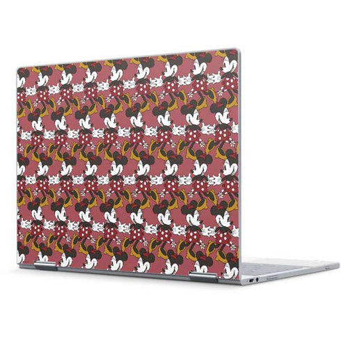 Disney Minnie Mouse Dancing Pattern Pixelbook Skin