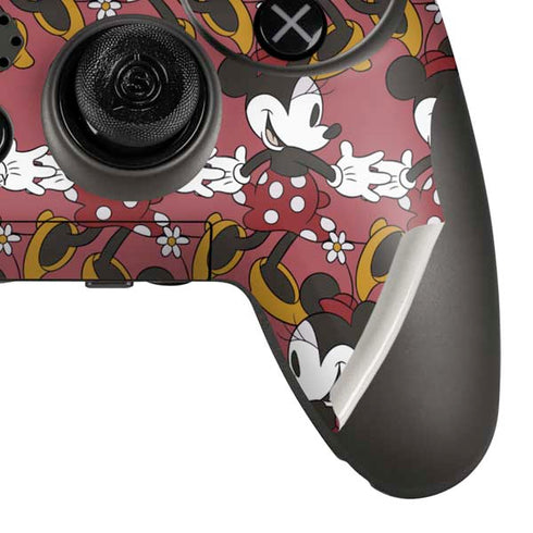 Disney Minnie Mouse Dancing Pattern PlayStation Scuf Vantage 2 Controller Skin
