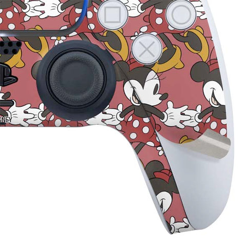 Disney Minnie Mouse Dancing Pattern PS5 Controller Skin