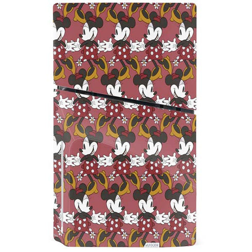 Disney Minnie Mouse Dancing Pattern PS5 Slim Disk Bundle Skin
