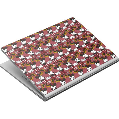 Disney Minnie Mouse Dancing Pattern Surface Book Skin