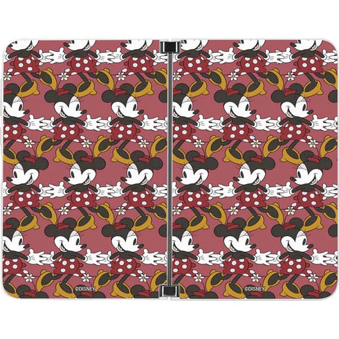 Disney Minnie Mouse Dancing Pattern Surface Duo Skin