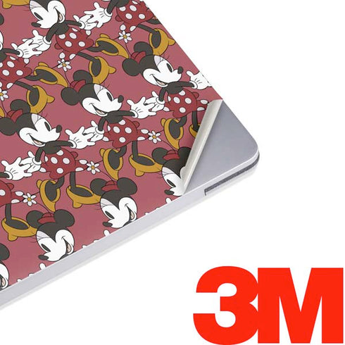 Disney Minnie Mouse Dancing Pattern Surface Laptop 3 13.5in Skin