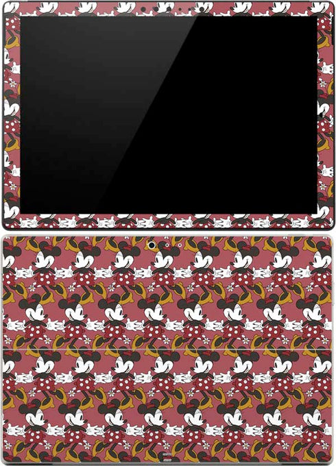 Disney Minnie Mouse Dancing Pattern Surface Pro 4 Skin