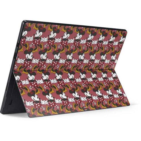 Disney Minnie Mouse Dancing Pattern Surface Pro 7 Skin