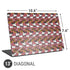 Disney Minnie Mouse Dancing Pattern Universal Laptop 13in (10.6 x 7.6in) Skin