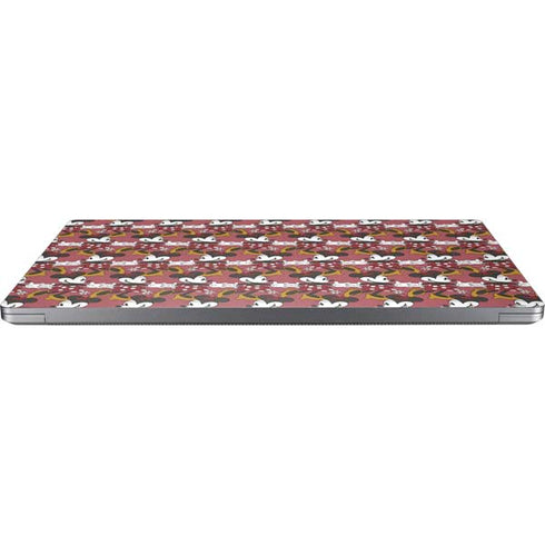 Disney Minnie Mouse Dancing Pattern Universal Laptop 16.6in (13.4 x 9.7in) Skin