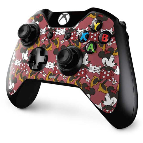 Disney Minnie Mouse Dancing Pattern Xbox One Controller Skin