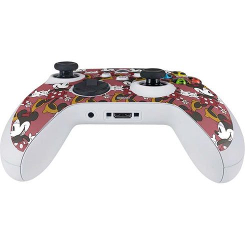 Disney Minnie Mouse Dancing Pattern Xbox Series S Controller Skin