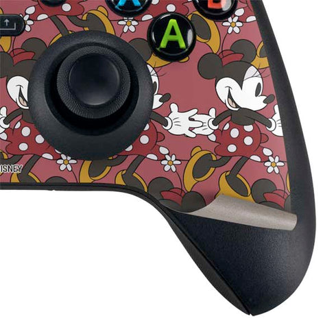 Disney Minnie Mouse Dancing Pattern Xbox Series X Controller Skin